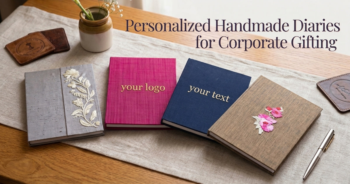 Personalized Handmade Diaries for Corporate Gifting — A Brand That Feels Genuine