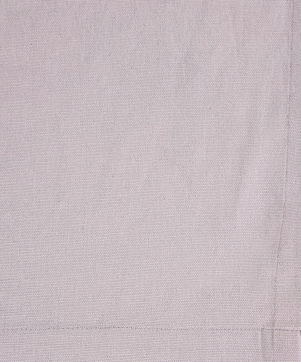 Dusty Pink Mughal Embroidered Cotton Linen Curtain