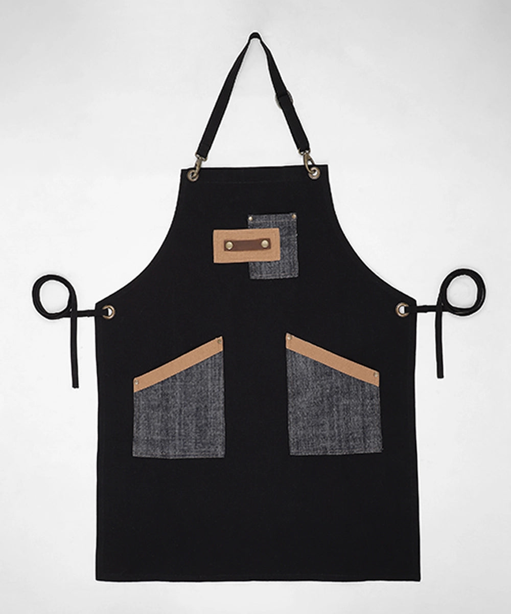Black Multipurpose Cotton Apron