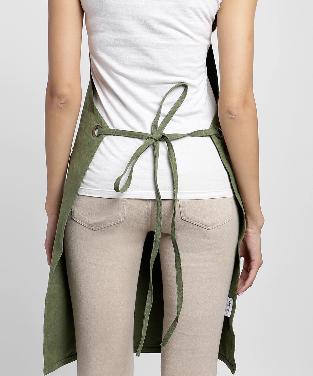 Green Multipurpose Cotton Apron