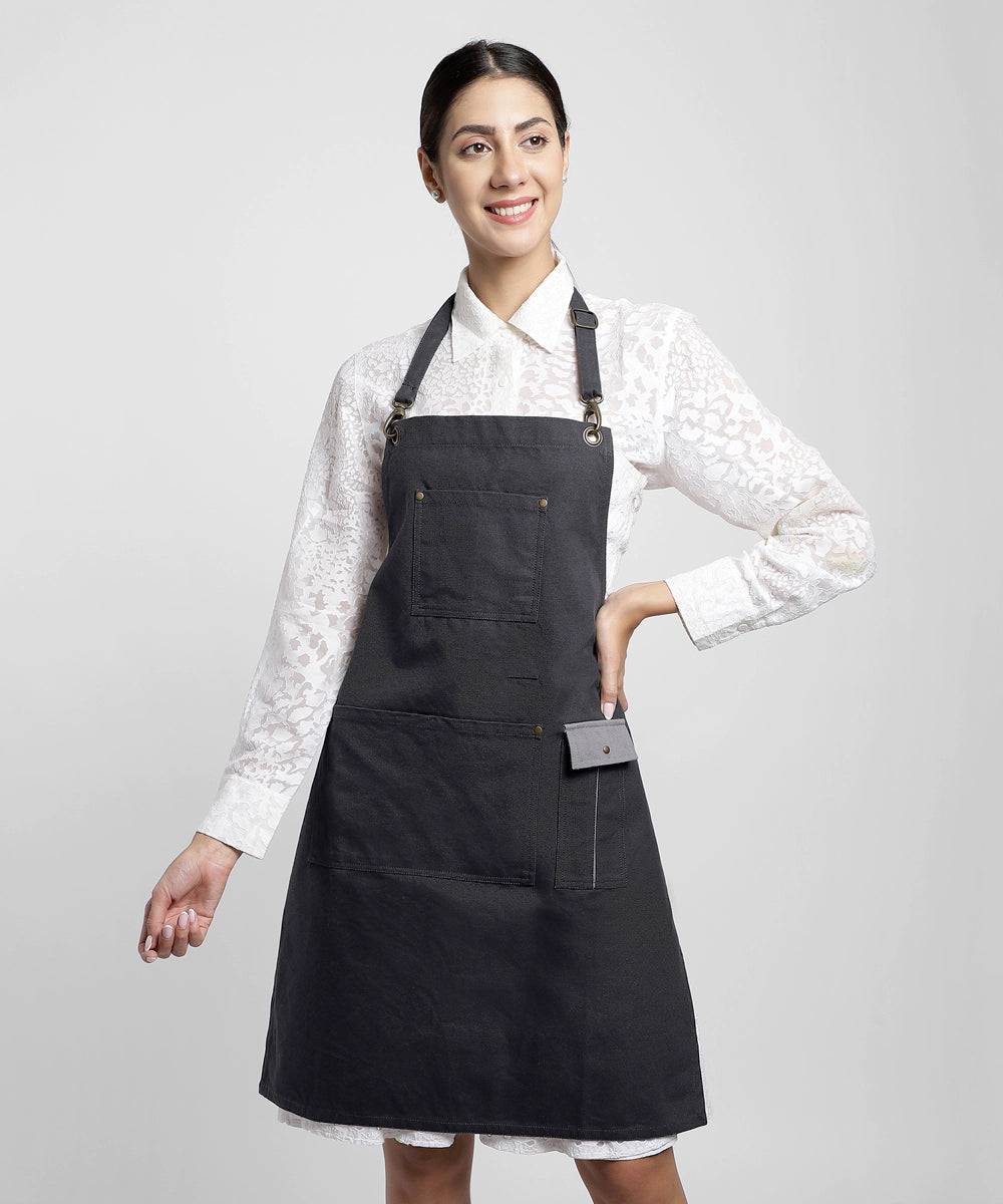 Grey Multipurpose Cotton Apron (Copy)