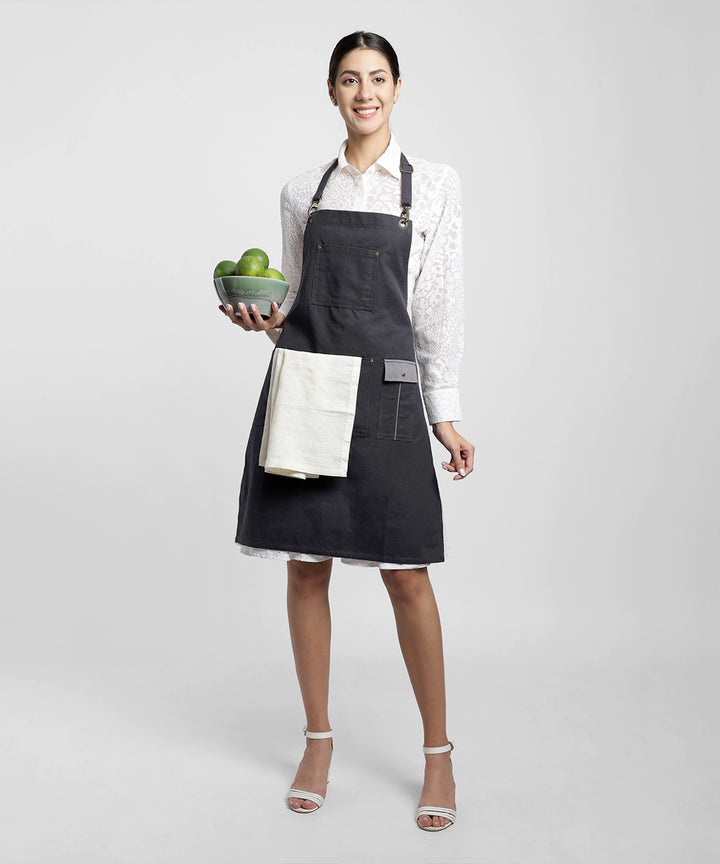 Grey Multipurpose Cotton Apron (Copy)