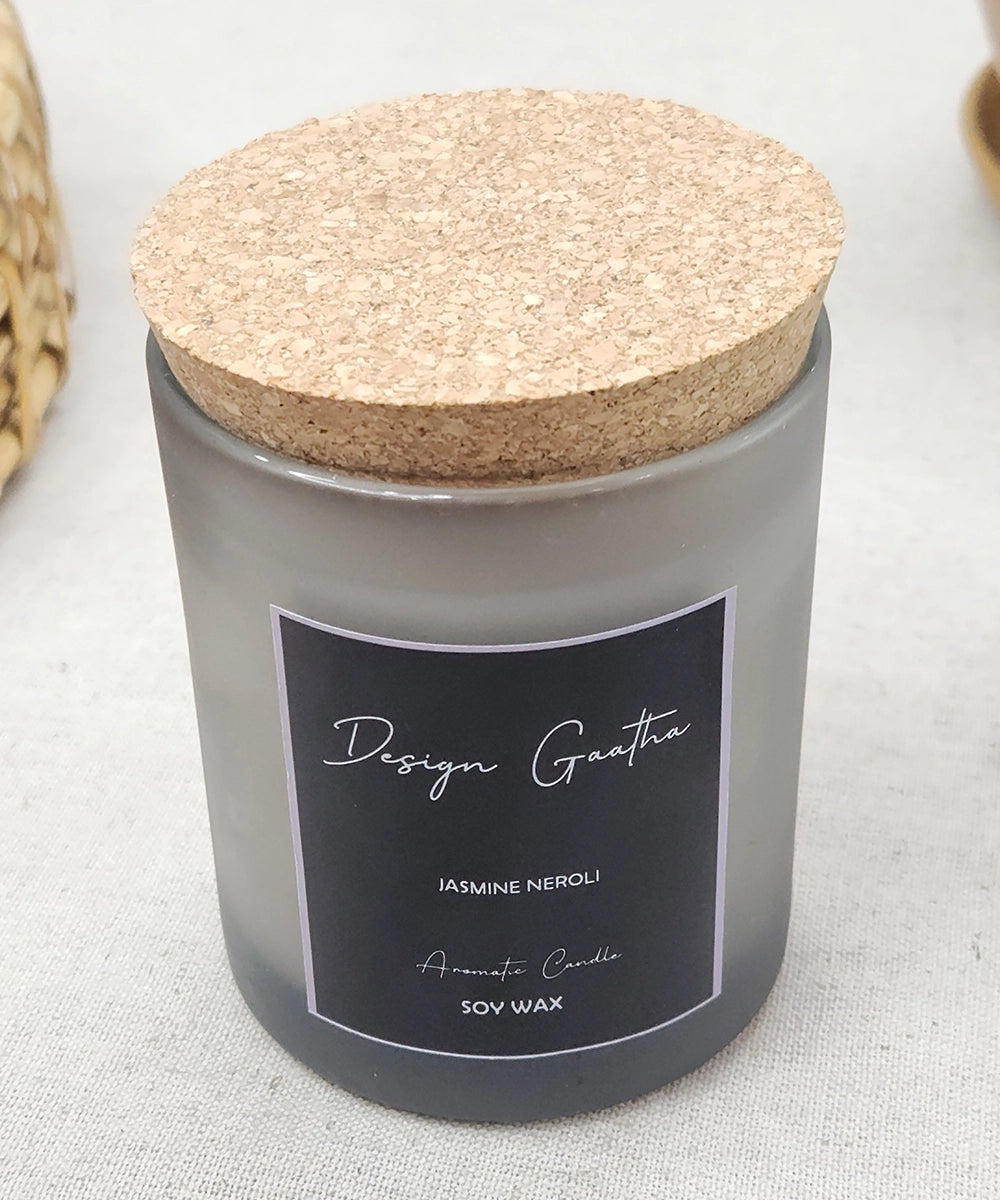 Jasmine Niroli Soy Wax Candle (175 gms with 24 hours burning time)