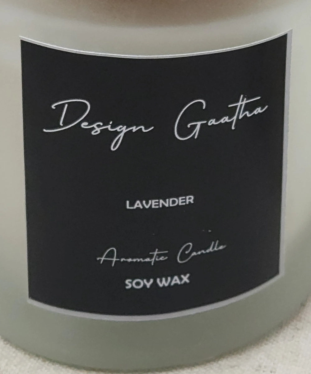 Lavender Soy Wax Candle (175 gms with 24 hrs burning time)