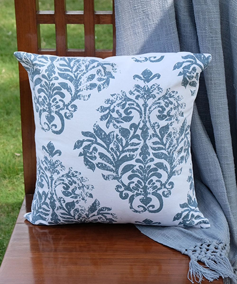 Set of 2 Assorted Printed Cotton Cushion Cover (16"x16")