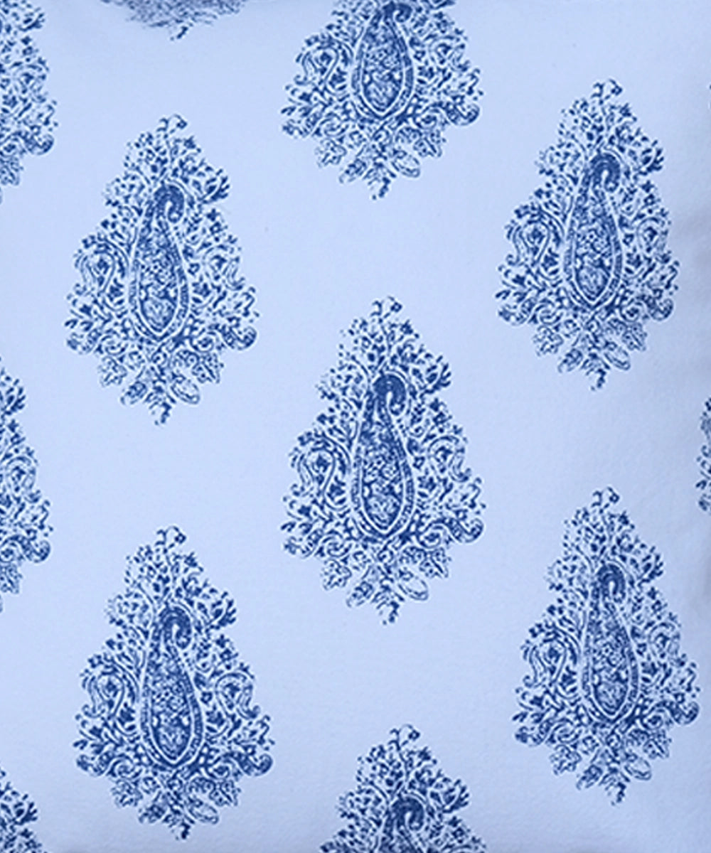 Set of 2 Assorted Printed Cotton Cushion Cover (16"x16")