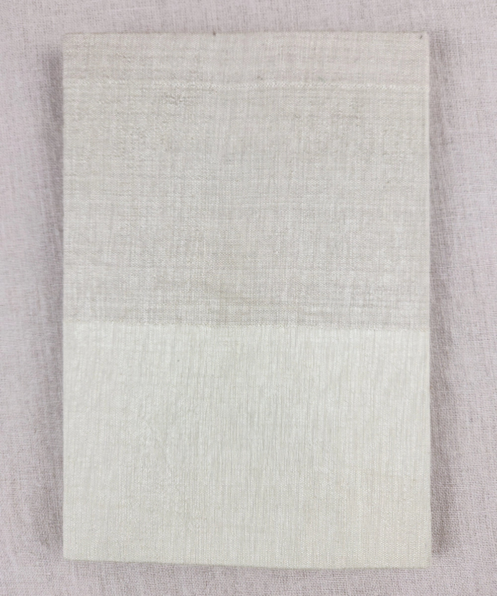 Natural Cotton Flex Hand Embroidered Diary (Handmade Paper)