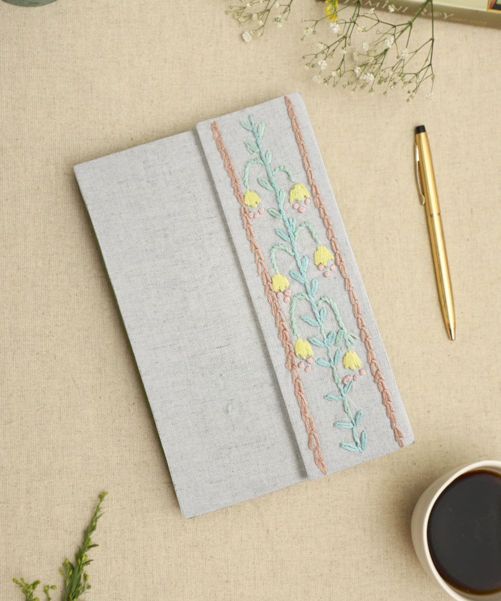 Shop Cotton Flex Hand Embroidered Diary Online