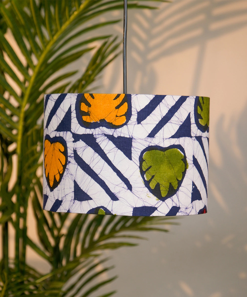 Buy Batik print cotton lampshade Online