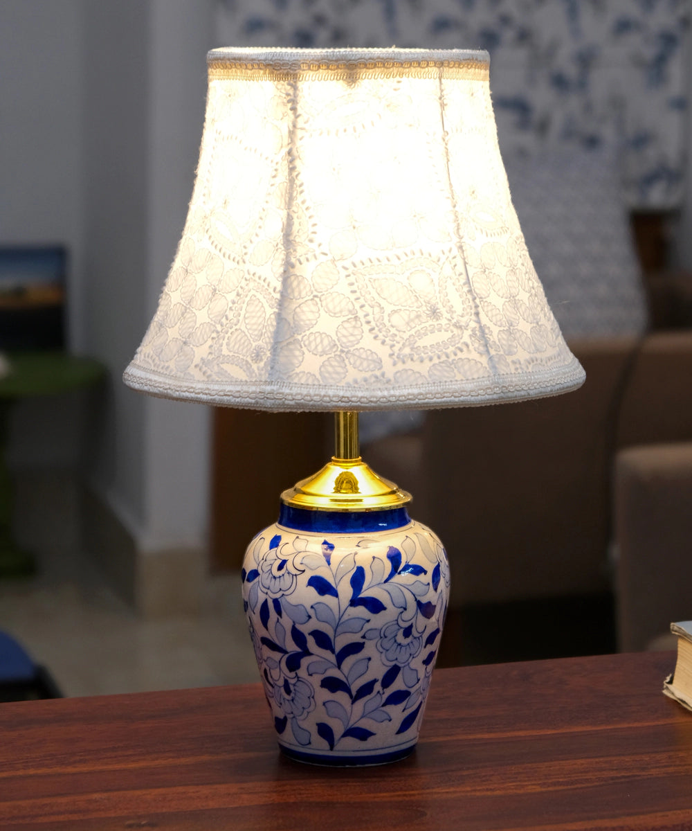 Aayat Blue Pottery Lamp Base