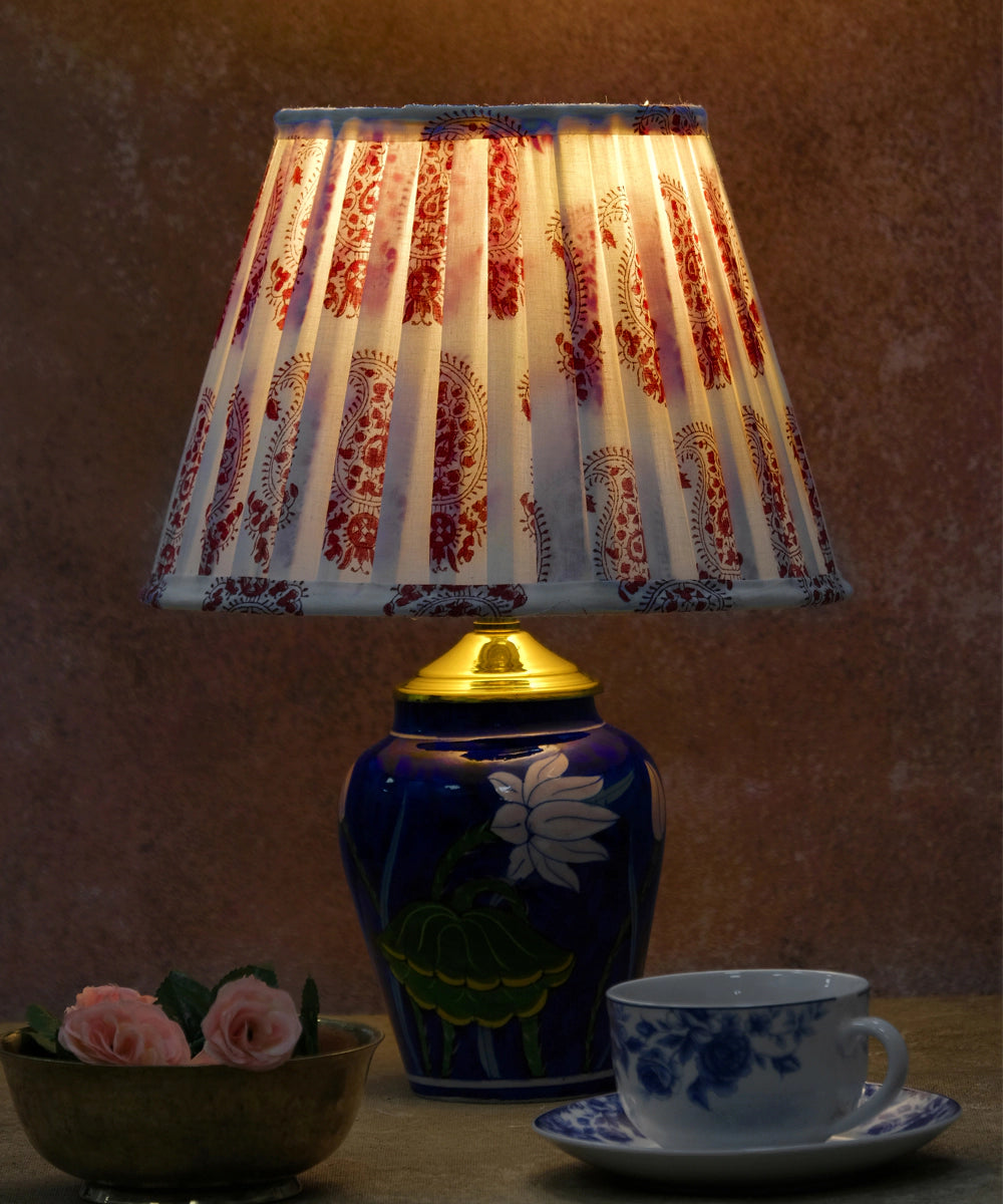 Lavanya Blue Pottery Lamp Base