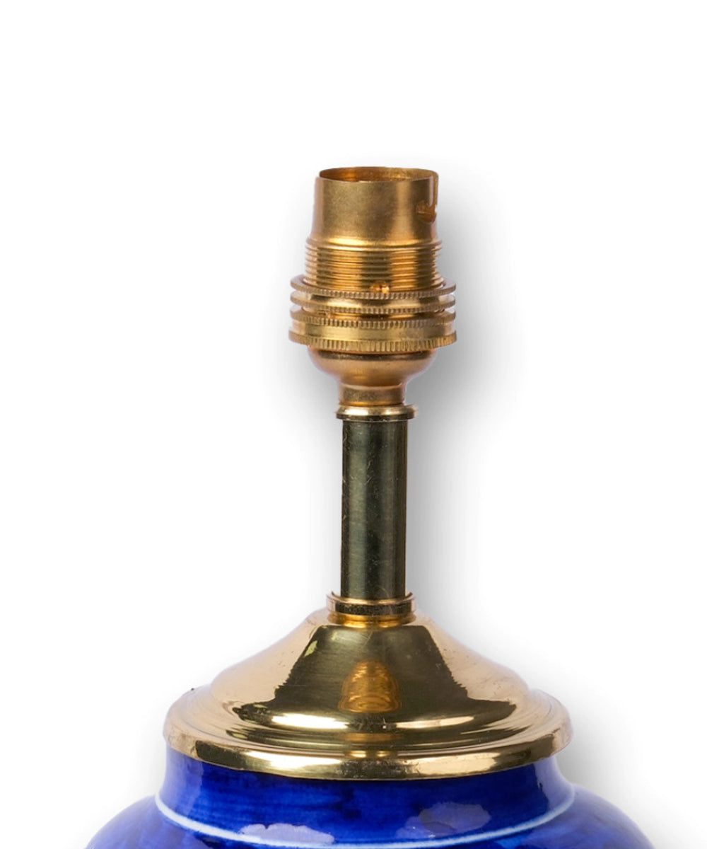 Prism Blue Pottery Lamp base