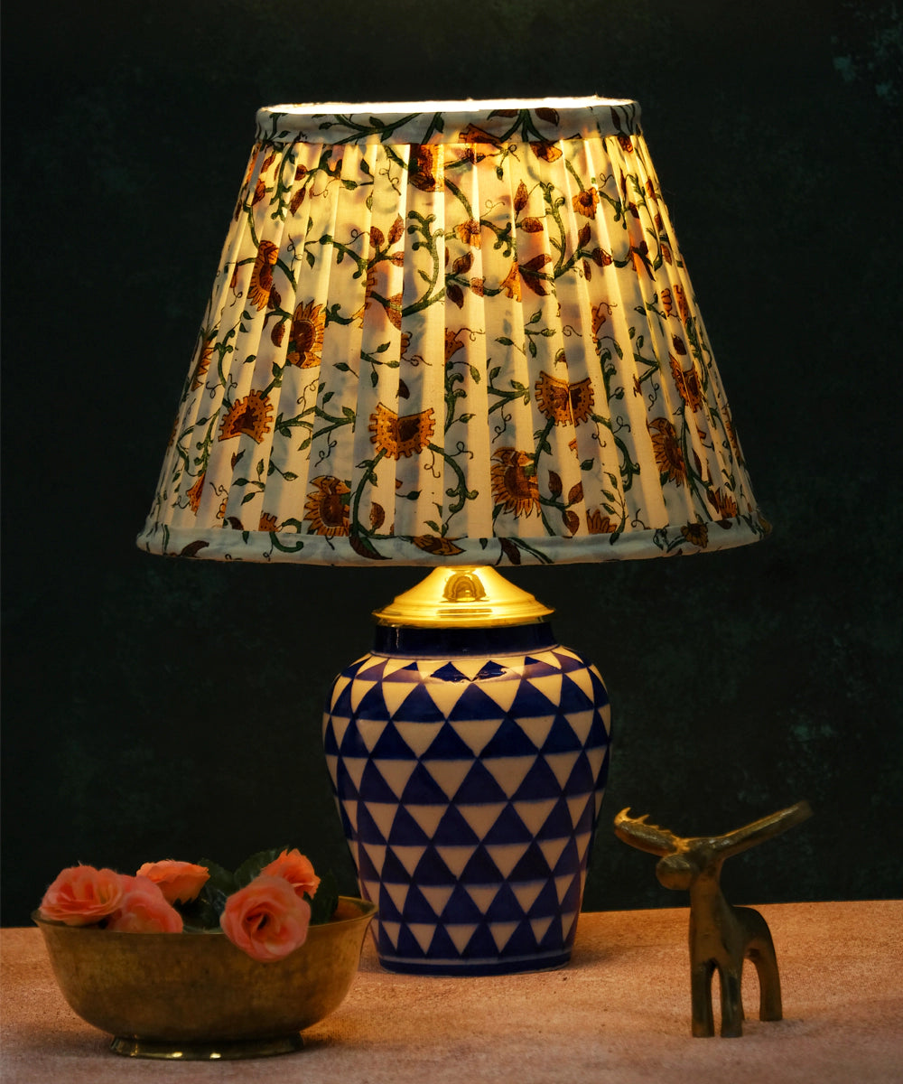 Prism Blue Pottery Lamp base