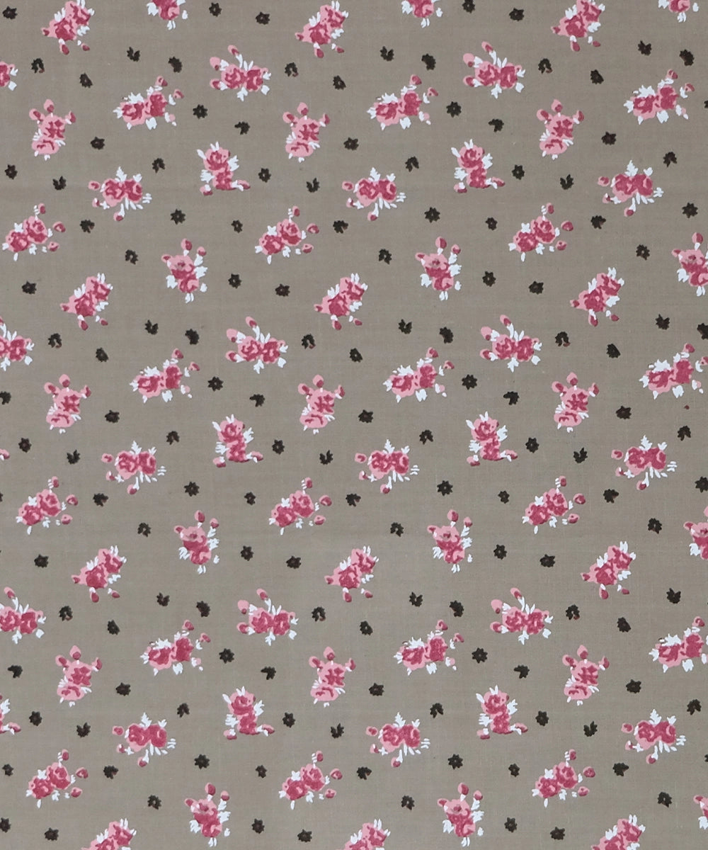 Set of 4 Ditsy Printed Cotton Table Napkin