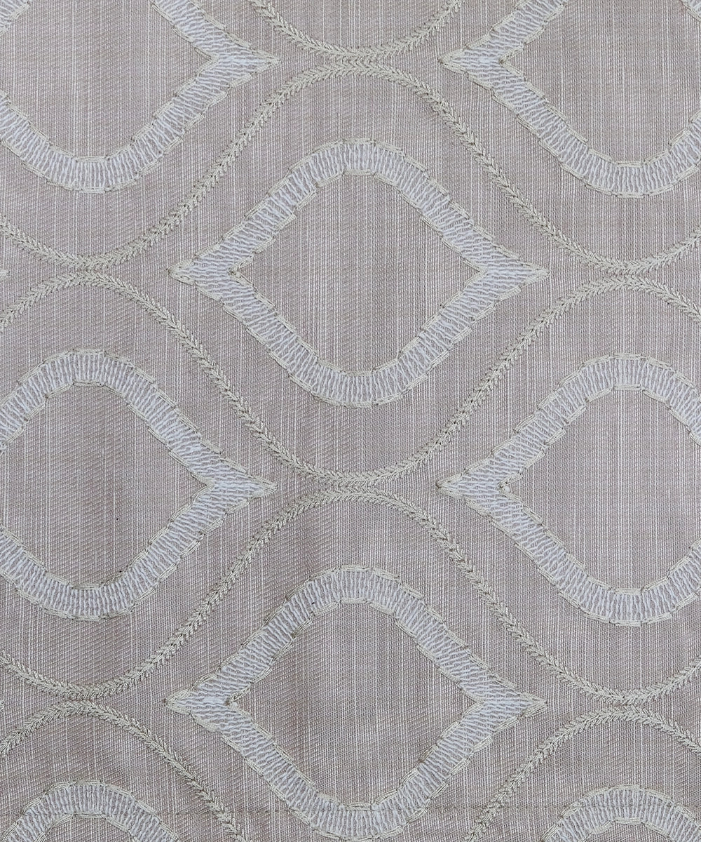 6 Seater Dusty Pink Moroccan Embroidered Table Runner