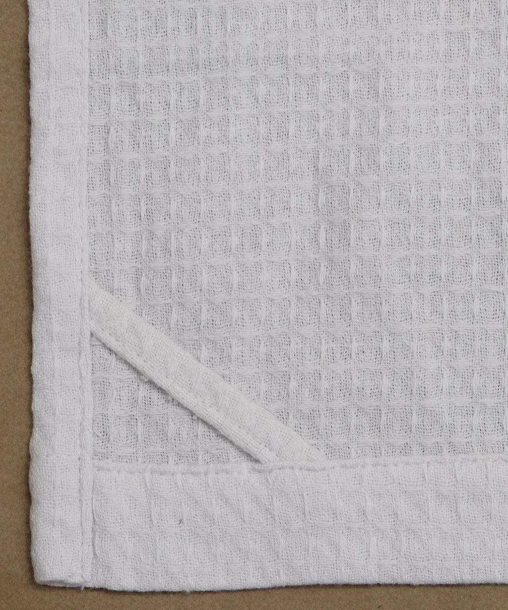 Set of 2 pcs of Cotton Honey Comb hand Block Printed Hand Towels (16" x 26")