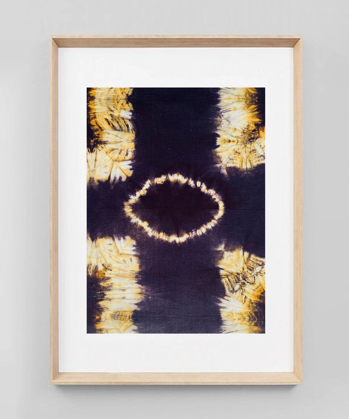 Textile Tie & Dye (Shibhori) Wall Art | 11.5x8 (inch) Unframed