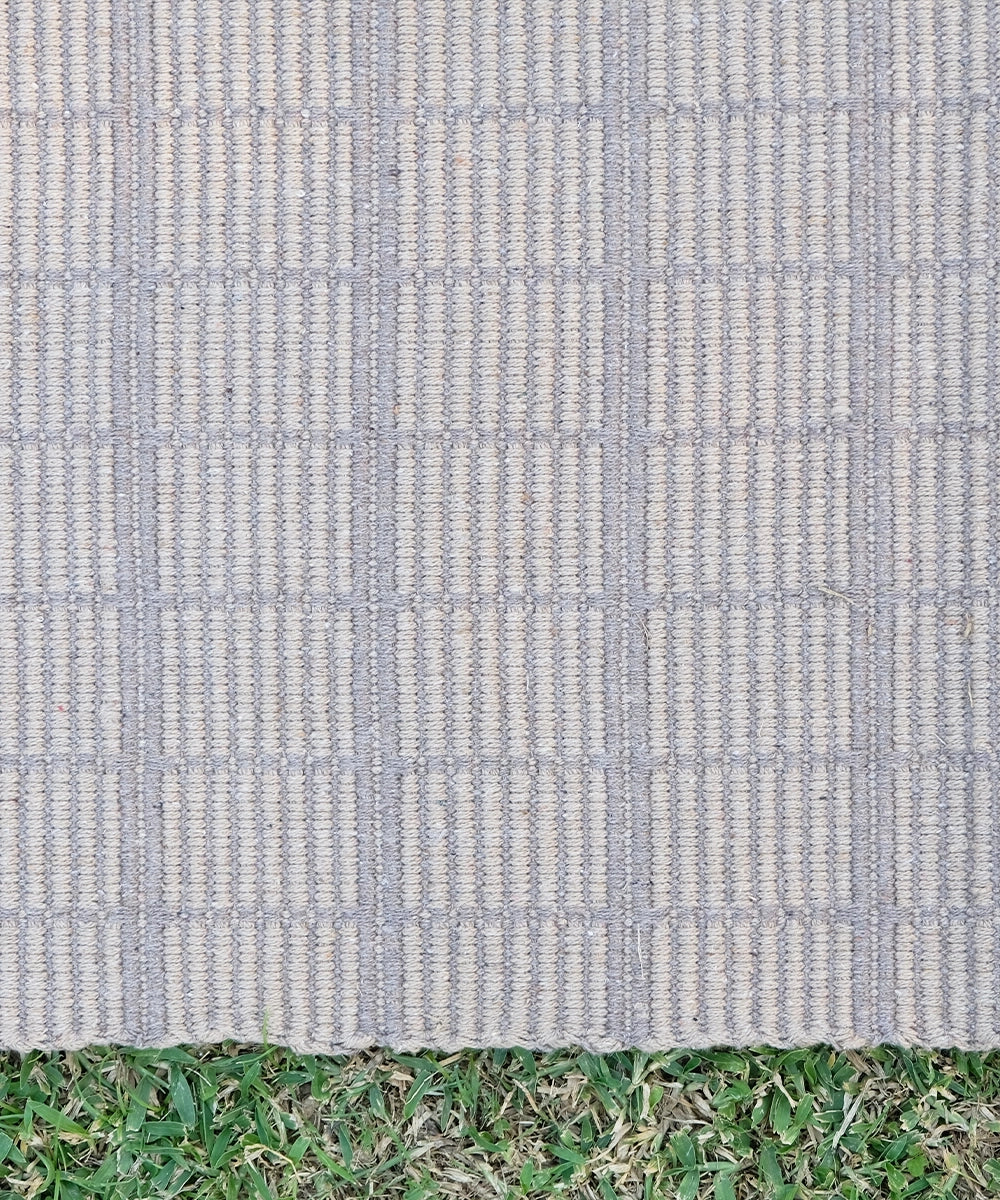 Beige Pure Handloom Cotton Yoga Mat