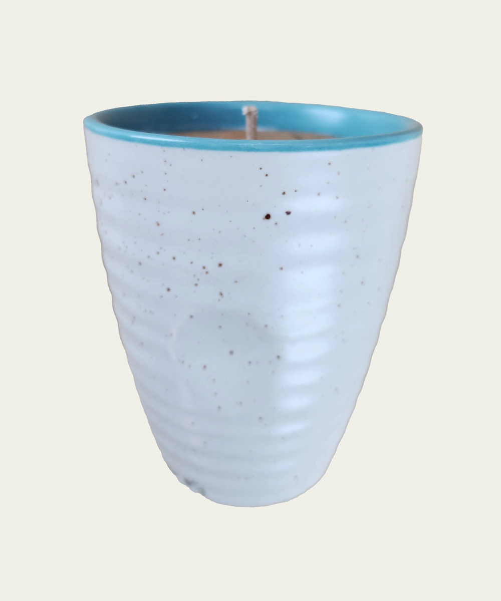 Buy Light blue ceramic planter with online