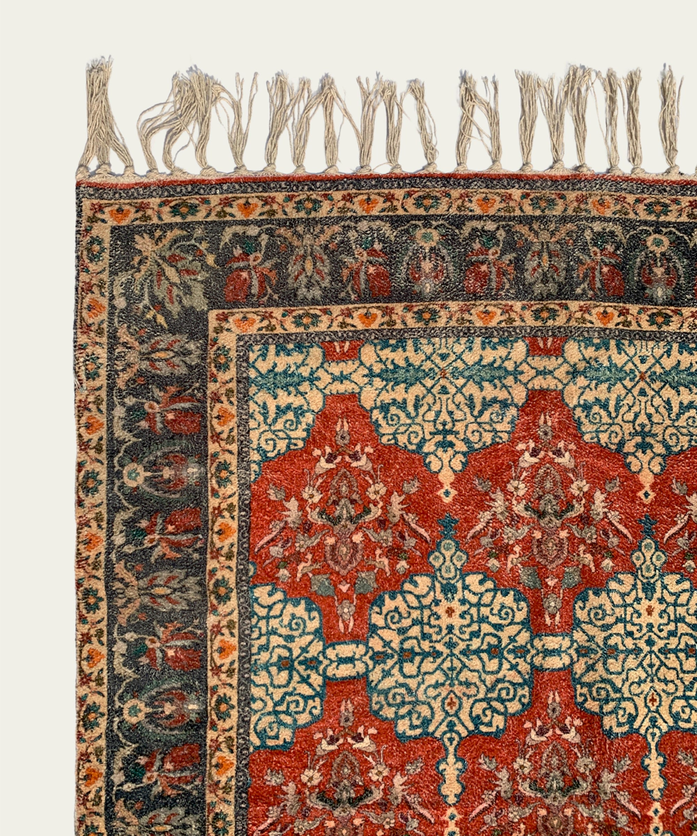 Maroon Black Chenelle - Digital Printed Rug