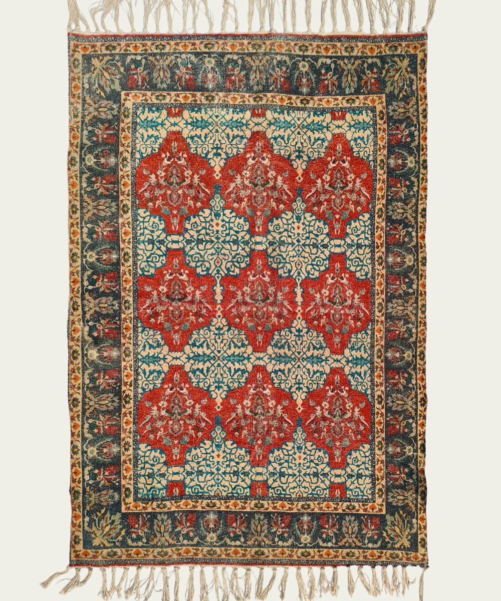 Maroon Black Chenelle - Digital Printed Rug